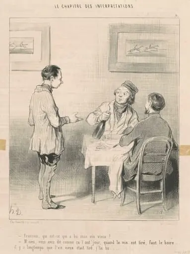 François, qui est-ce qui a bu mon vin ..., by Honoré Daumier
