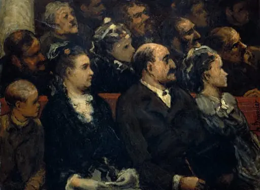 French Theater, by Honoré Daumier