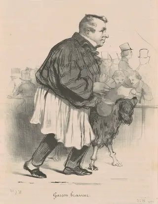 Garçon brasseur..., by Honoré Daumier, 1838