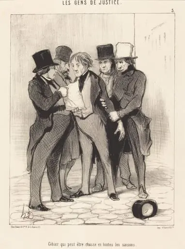 Gibier qui peut être chassé en toutes les saisons, by Honoré Daumier