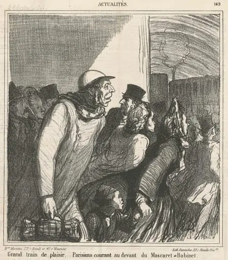 Grand train de plaisir, by Honoré Daumier
