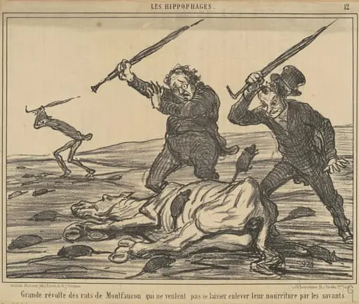 Grande révolte des rats de montfaucon ..., by Honoré Daumier