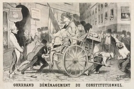 Great Removal of the Constitutional Establishment, by Honoré Daumier