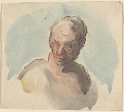Head of a Man, by Honoré Daumier