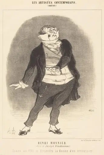 Henri Monnier (Rôle de Joseph Prudhomme), by Honoré Daumier