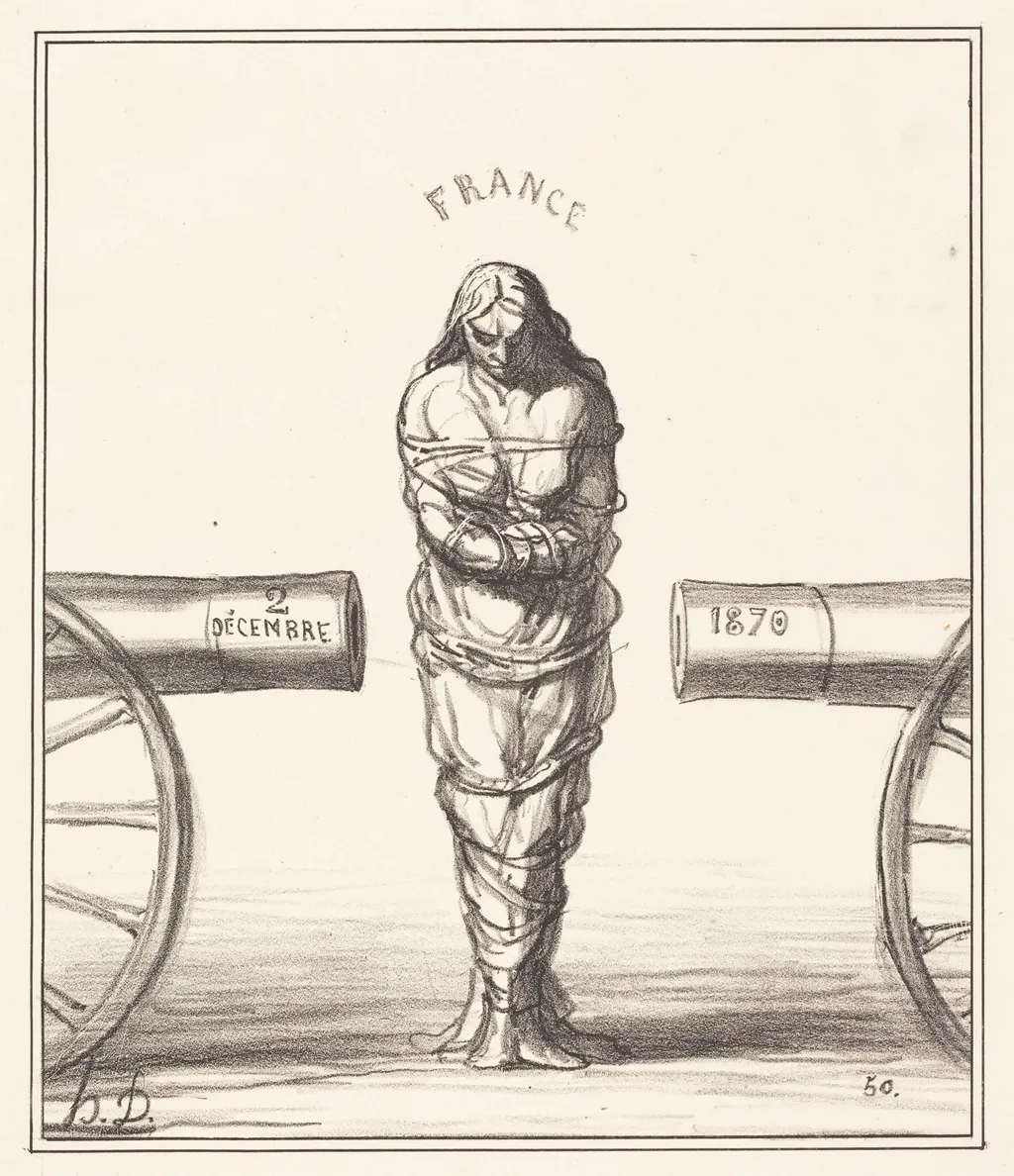 Histoire d'un règne, by Honoré Daumier, ink, 1870