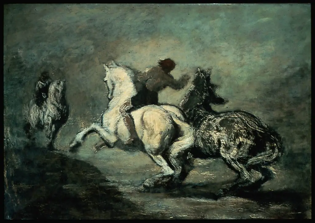 Horsemen, by Honoré Daumier