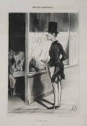 I Have Three Sous!, by Honoré Daumier