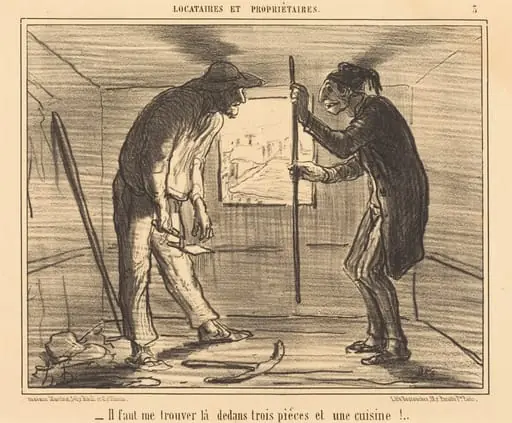 Il faut me trouver... trois pièces..., by Honoré Daumier