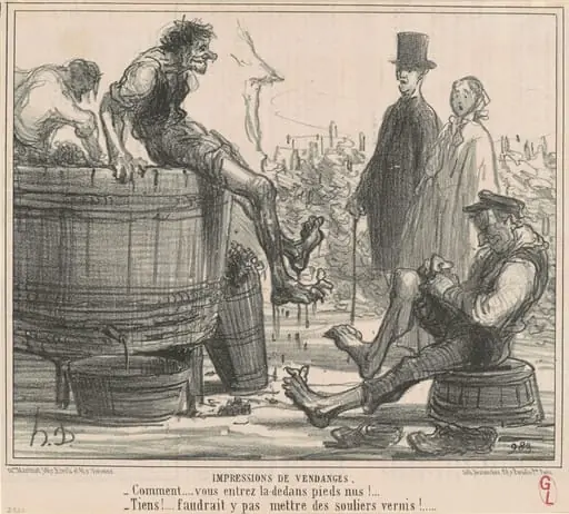 Impressions de vendages, by Honoré Daumier