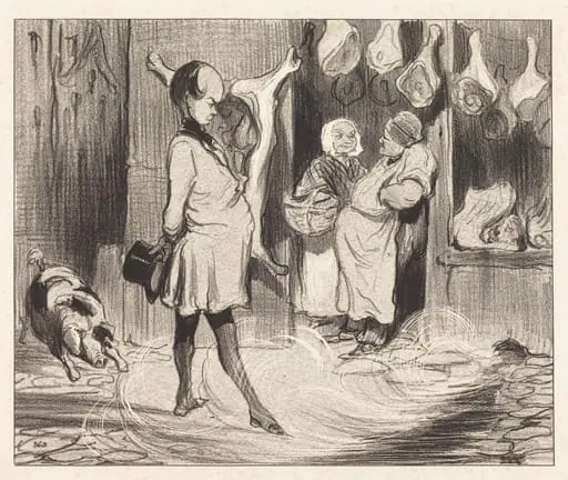 Impressions de voyage d'un grand poete, by Honoré Daumier