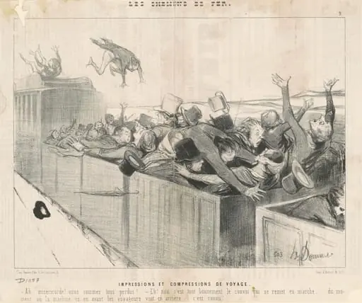 Impressions et compressions de voyage, by Honoré Daumier