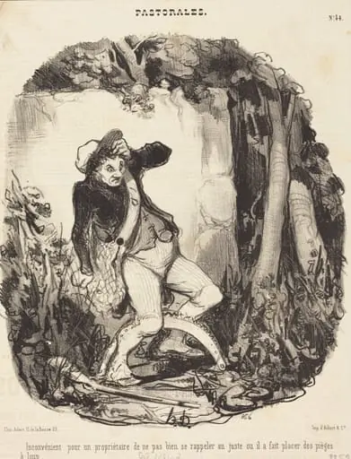 Inconvénient pour un propriétaire de ne pas..., by Honoré Daumier