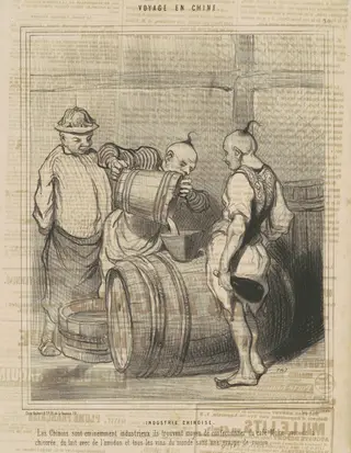 Industrie chinoise, by Honoré Daumier