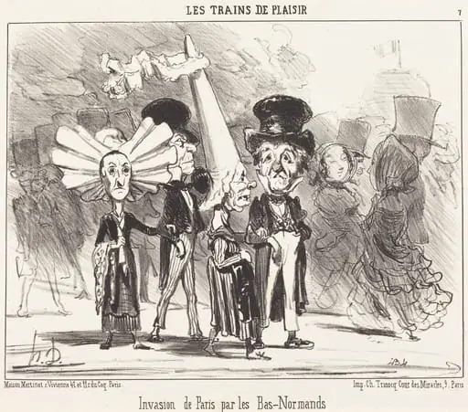 Invasion de Paris par les Bas-Normands, by Honoré Daumier