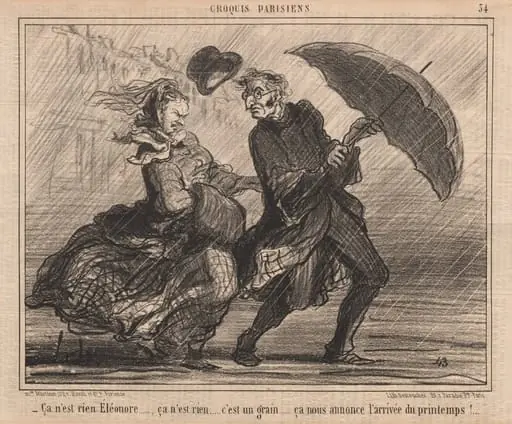 It's nothing Eleanor..., by Honoré Daumier