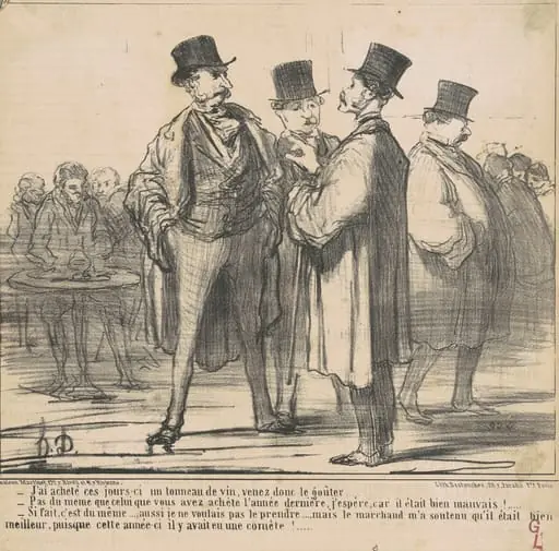 J'ai acheté ... un tonneau de vin ..., by Honoré Daumier