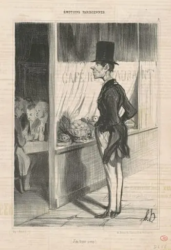 J'ai trois sous, by Honoré Daumier