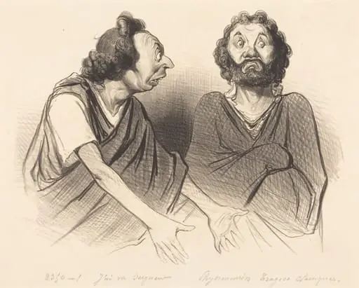 J'ai vu Seigneur... votre malheureux fils..., by Honoré Daumier