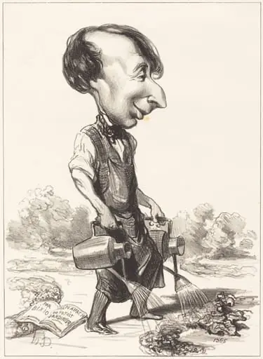 J. Alexandre Bixio, by Honoré Daumier