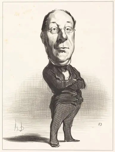 J.-B. Gustave de Laboulie, by Honoré Daumier