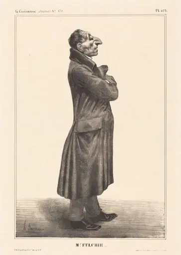 J. Claude Fulchiron, by Honoré Daumier