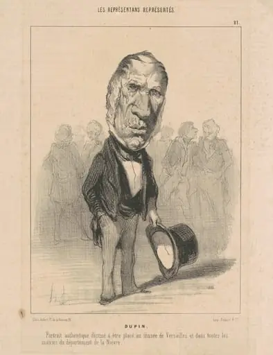 J. Jacques Dupin, by Honoré Daumier