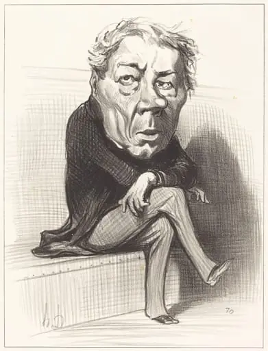 J. Marie Joseph Deville, by Honoré Daumier