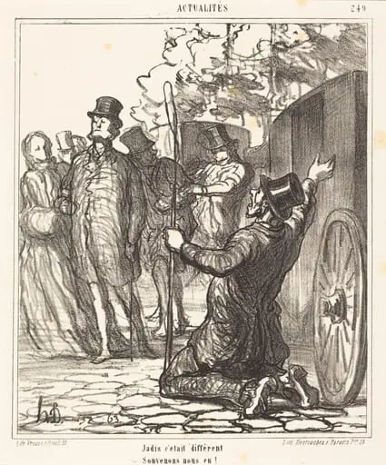 Jadis c'était différent, by Honoré Daumier