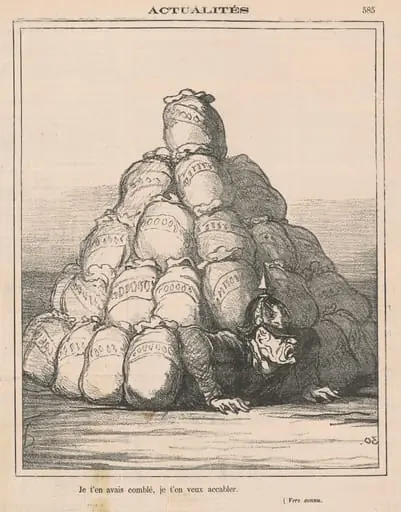 Je t'en avais comblé ..., by Honoré Daumier