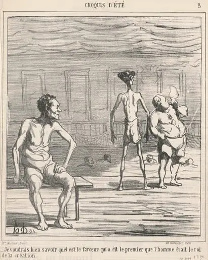 Je voudrais bien savoir quel est ..., by Honoré Daumier