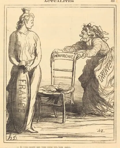 Je vous assure que vous serez très bien assise, by Honoré Daumier