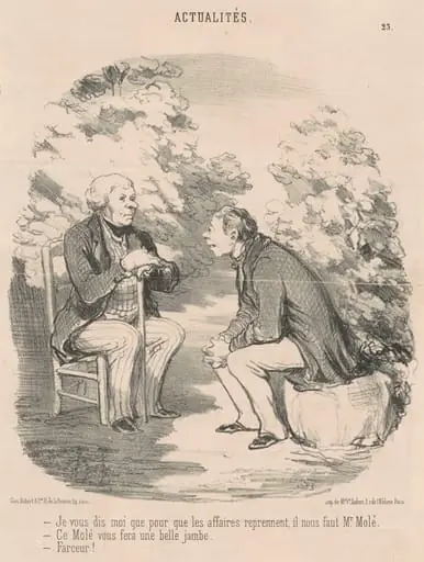 Je vous dis que ... il nous faut M. Molé ..., by Honoré Daumier