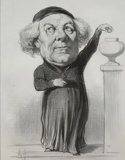 Jean Jacques Fayet, Bishop of Orléans, by Honoré Daumier