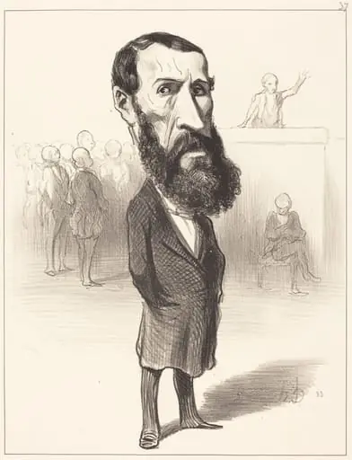 Jean-Louis Greppo, by Honoré Daumier
