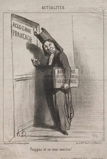 Knock and it will open for you!, by Honoré Daumier