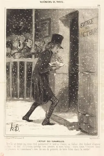 L'Acteur des Funambules, by Honoré Daumier