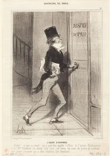 L'Agent d'affaires, by Honoré Daumier
