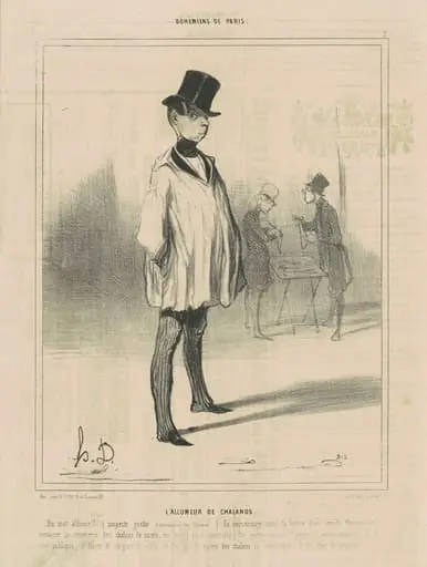 L'allumeur de chalands, by Honoré Daumier