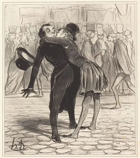 L'Ami de collège, by Honoré Daumier