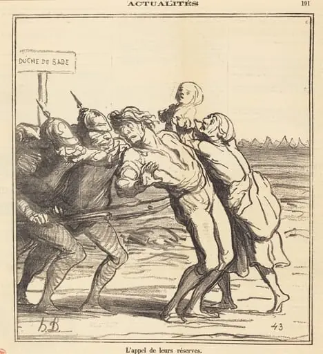 L'appel de leurs réserves, by Honoré Daumier