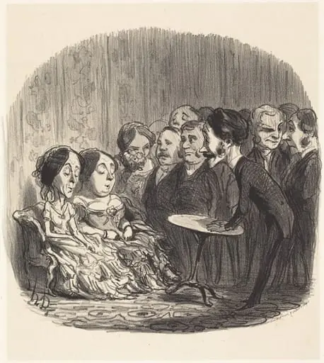 L'Esprit frappeur, by Honoré Daumier