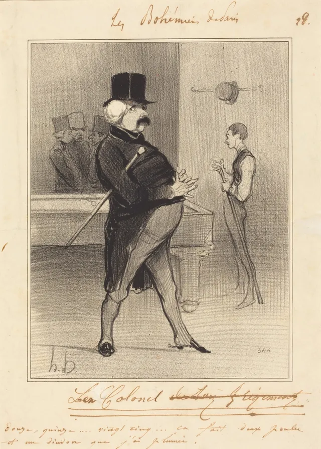 L'Ex-Colonel — Honoré Daumier