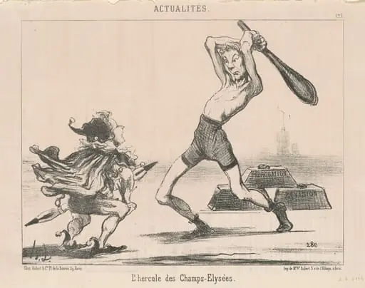 L'Hercule des Champs-Elysées, by Honoré Daumier