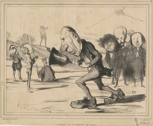 L'heure de la rentrée en classe, by Honoré Daumier
