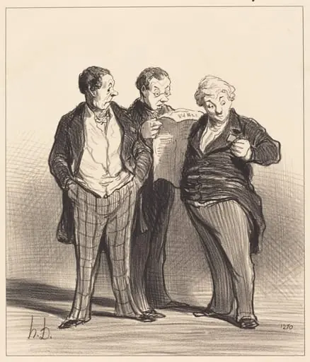 L'Interdiction du port des décorations, by Honoré Daumier