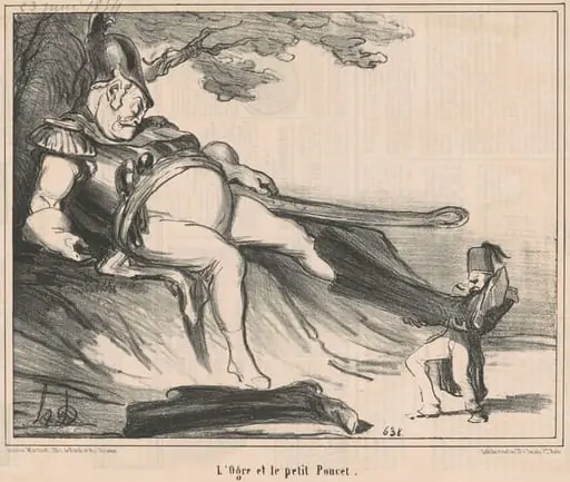L'ogre et le petit poucet, by Honoré Daumier