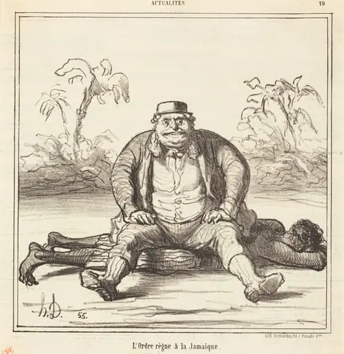 L'Ordre règne à la Jamaique, by Honoré Daumier
