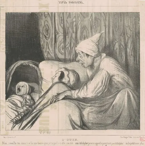 L'ouie, by Honoré Daumier