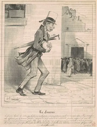La fourmi, by Honoré Daumier